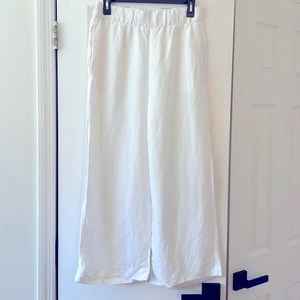 H&M wide leg linen pants